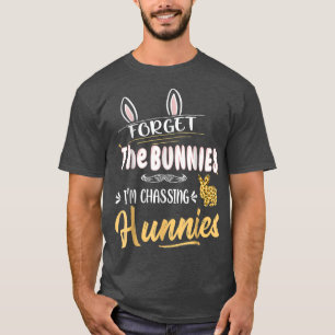 Camiseta Pascua divertida, olvídate de los conejitos que es