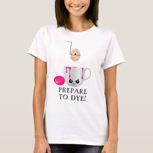 Camiseta Pascua divertida se prepara para comer huevos