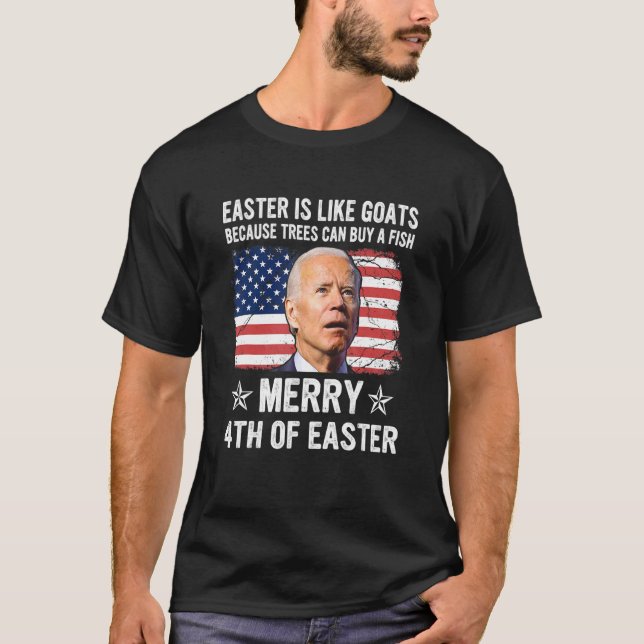 Camiseta Pascua Es Como Cabras Porque Los Árboles Pueden Co (Anverso)