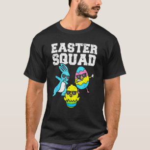 Camiseta Pascua Escuadrón Bunny Egg Chick Dab Cute Niños T
