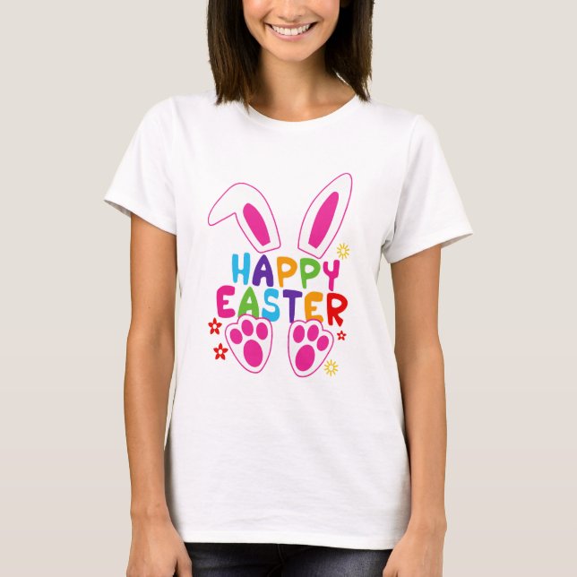 Camiseta Pascua feliz (Anverso)