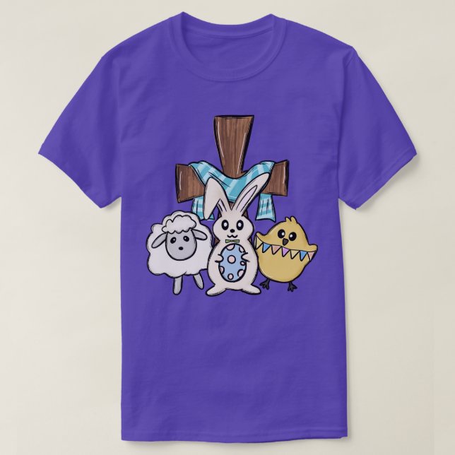 Camiseta Pascua feliz (2) (Diseño del anverso)