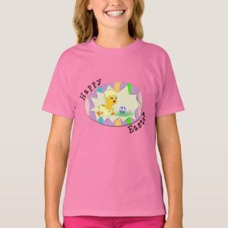 Camiseta Pascua feliz, camisas de pollo