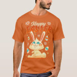 Camiseta Pascua feliz, conejo y huevos<br><div class="desc">Feliz Pascua,  Conejo y Huevos.</div>