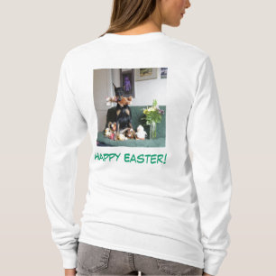 Camiseta Pascua feliz del colector del conejo