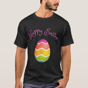 Camiseta Pascua feliz para hombres gay con huevo de Pascua