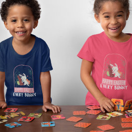 Camiseta Pascua feliz todos los conejitos en Pascua