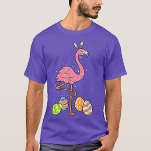 Camiseta Pascua Flamingo Pascua Bunny Egny Cesta Funny Este