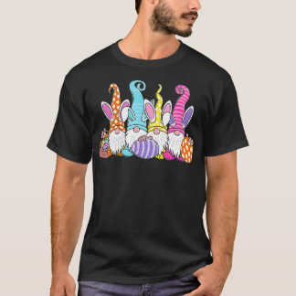 Camiseta Pascua Gnomes Pascua Caza de Huevos Conejo Este