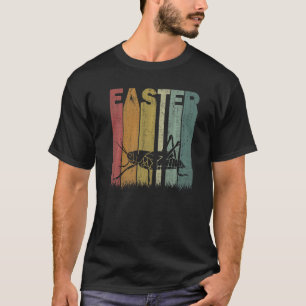Camiseta Pascua Grasshopper Retro Gráfica Graciosa Pascua