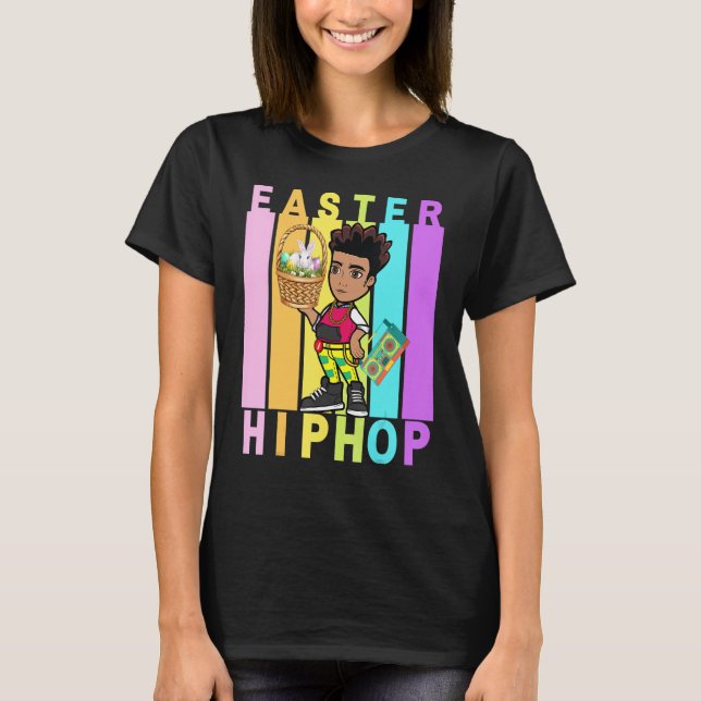 Camiseta Pascua Hip Hop Dance Love Dab Holiday Divertidos n (Anverso)