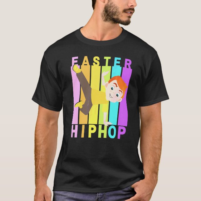 Camiseta Pascua Hip Hop Dance Love Dab Holiday Divertidos n (Anverso)