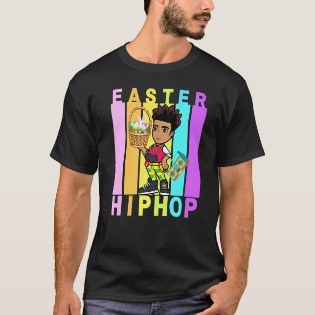 Camiseta Pascua Hip Hop Dance Love Dab Holiday Divertidos n (Anverso)