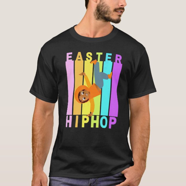 Camiseta Pascua Hip Hop Dance Love Dab Holiday Divertidos n (Anverso)