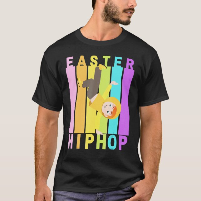 Camiseta Pascua Hip Hop Dance Love Dab Holiday Divertidos n (Anverso)