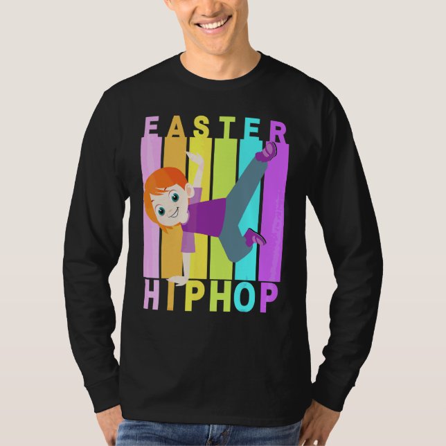 Camiseta Pascua Hip Hop Dance Love Dab Holiday Divertidos n (Anverso)