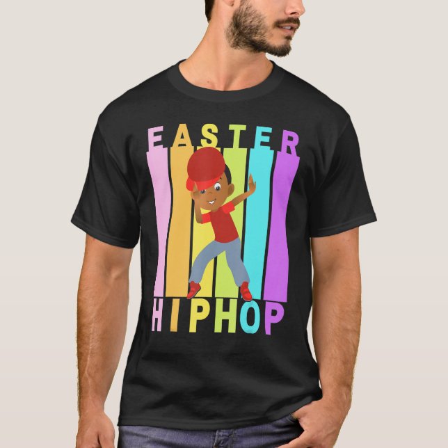 Camiseta Pascua Hip Hop Dance Love Dab Holiday Divertidos n (Anverso)