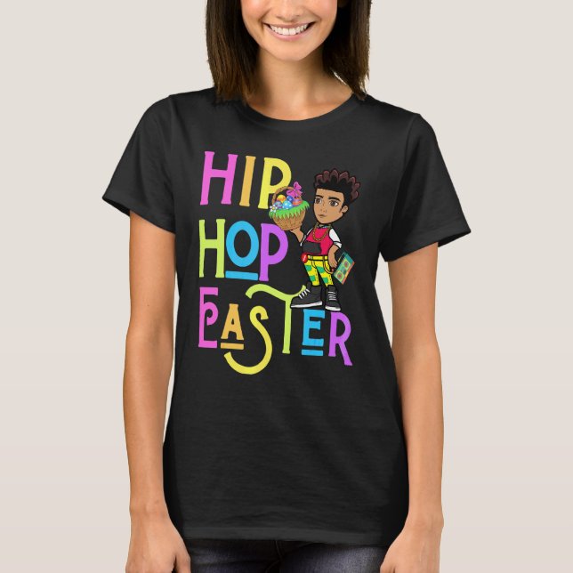 Camiseta Pascua Hip Hop Dance Love Dab Holiday Divertidos n (Anverso)