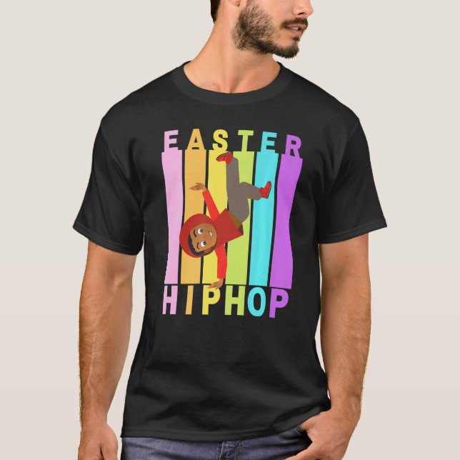 Camiseta Pascua Hip Hop Dance Love Dab Holiday Divertidos n (Anverso)