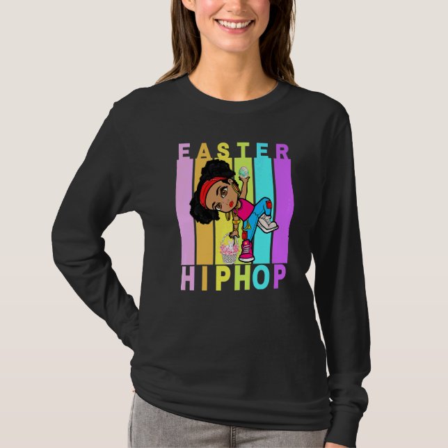 Camiseta Pascua Hip Hop Dance Love Dab Holiday Divertidos n (Anverso)