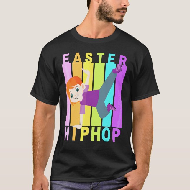 Camiseta Pascua Hip Hop Dance Love Dab Holiday Divertidos n (Anverso)