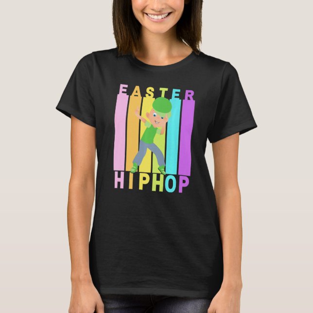 Camiseta Pascua Hip Hop Dance Love Dab Holiday Divertidos n (Anverso)