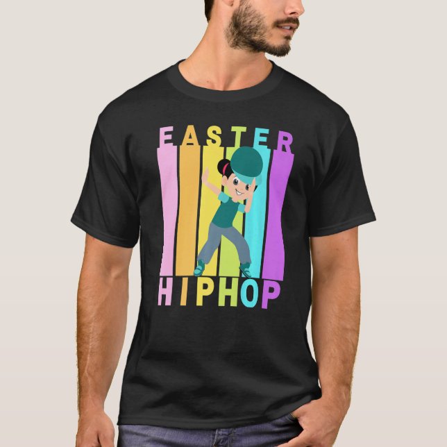 Camiseta Pascua Hip Hop Dance Love Dab Holiday Divertidos n (Anverso)