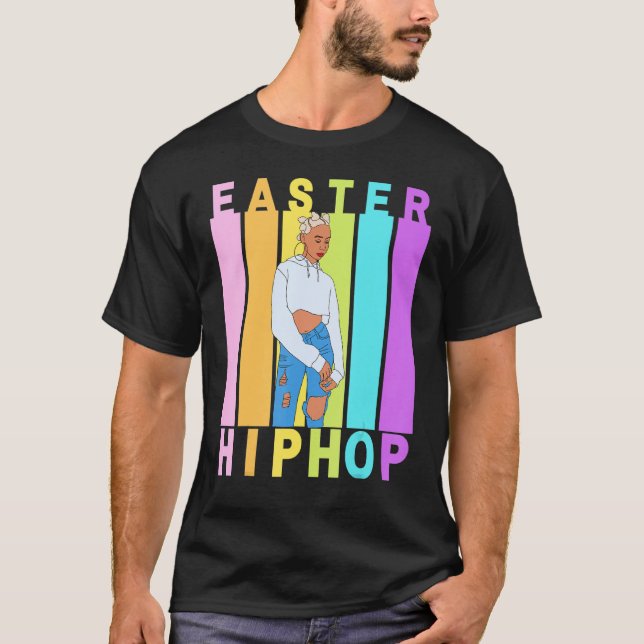 Camiseta Pascua Hip Hop Dance Love Dab Holiday Niños de vac (Anverso)