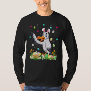Camiseta Pascua Huevo Gracioso Albatross Bird Pascua Doming