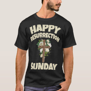 Camiseta Pascua Jesús Feliz Resurrección Domingo Conejo de 