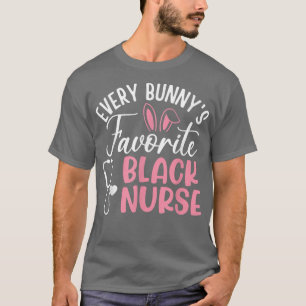 Camiseta Pascua: La enfermera negra favorita de todos los c