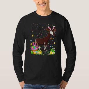 Camiseta Pascua Okapi Caza de huevos para conejo Okapi Domi