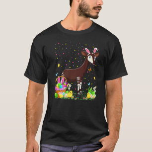 Camiseta Pascua Okapi Caza de huevos para conejo Okapi Domi