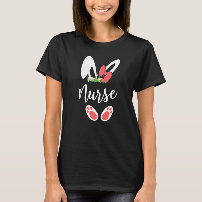 Camiseta Pascua Pajamas Leoparny Nurse Egse Easter Day (Anverso)