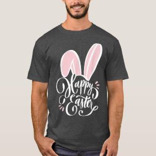 Camiseta Pascua para mujeres, hombres y niños Feliz Conejo 