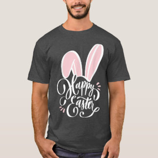 Camiseta Pascua para mujeres, hombres y niños Feliz Conejo 