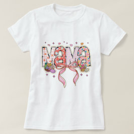 Camiseta Pascua purpurina Mama Coquette