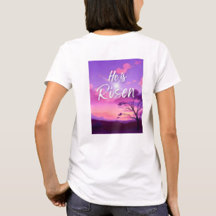 Camiseta Pascua: "Se levanta" frente a las mujeres