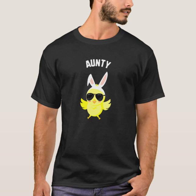 Camiseta Pascua Tía de Pascua Chick Gafas de sol Hormiga ni (Anverso)