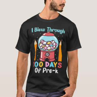 Camiseta Pasé 100 días de pre K feliz 100 días