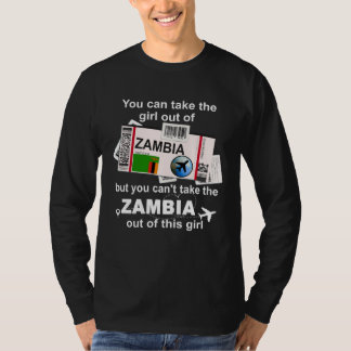 Camiseta Pase de abordar de Zambia  Chica de Zambia  Zambia