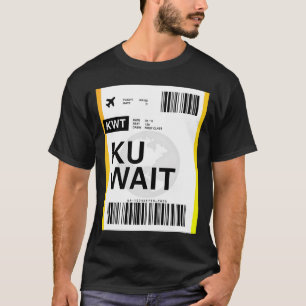 Camiseta Pase de embarque de Kuwait