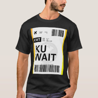 Camiseta Pase de embarque de Kuwait