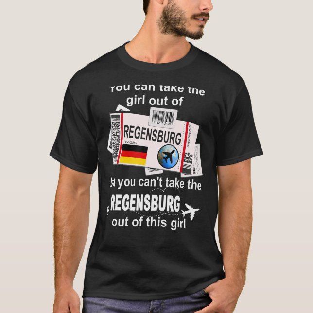Camiseta Pase de embarque de Regensburg - Chica de Regensbu (Anverso)