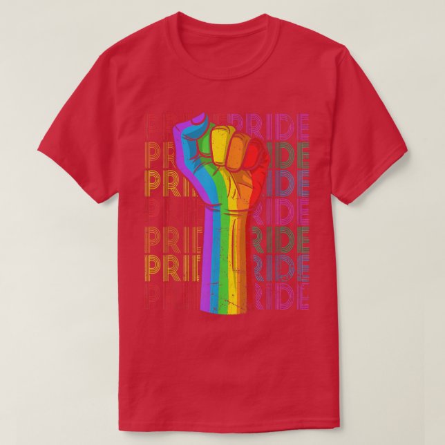 Camiseta Pase de poder Gay Lesbiana LGBT Transgénero Bisexu (Diseño del anverso)