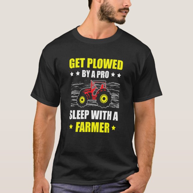 Camiseta Pase El Sueño Con Un Fa De Tractor De Agricultores (Anverso)