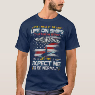 Camiseta Pasé La Mayor Parte De Mi Vida Adulta En Buques Su