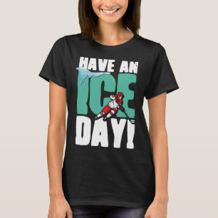 Camiseta Pase Un Día De Hielo Deportes De Invierno Hockey H