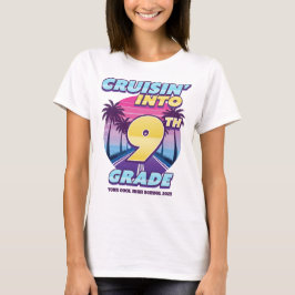 Camiseta Paseando de regreso a la escuela Chicas de 9º grad