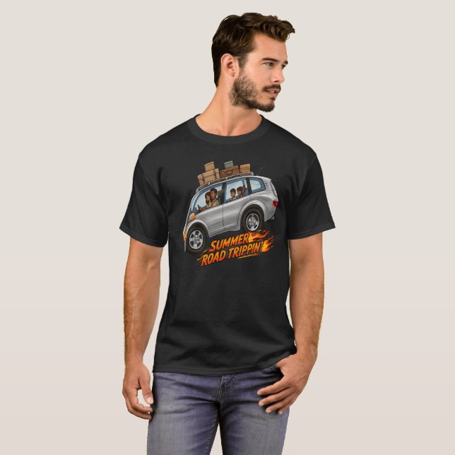 Camiseta Paseando en el verano (Anverso completo)